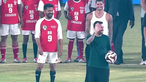 lionel messi india visit revanth reddy