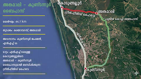 Angamaly - Kundannur bypass alignment change