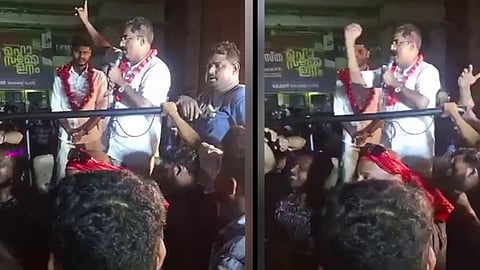 ldf candidate malappuram sexist speech vanitha league