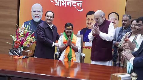 nithin charge to president of bjp national working committee