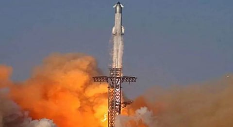 ISRO's LVM 3M6 takes off with American satellite