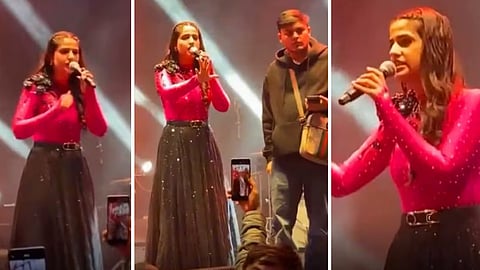 singer stops show to confront man for obscene gesture video goes viral