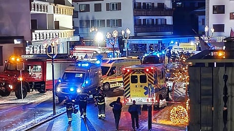 Switzerland bar explosion on new year