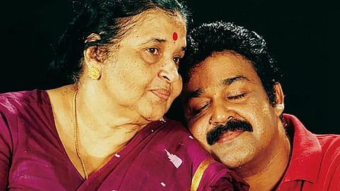 mohanlal facebook post about his mother