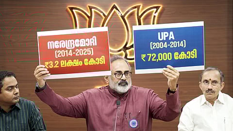 Pinarayi Vijayan's rule destroyed Kerala: Rajeev Chandrasekhar