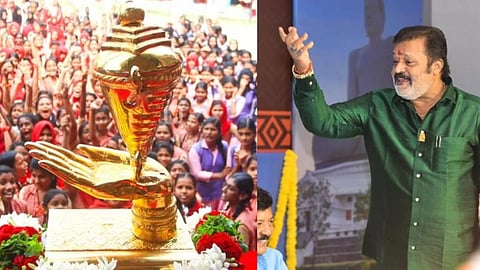 suresh gopi visit thrissur kalolsav vedi