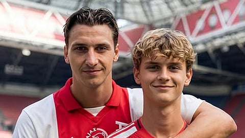 Ajax signs zlatan ibrahimović son