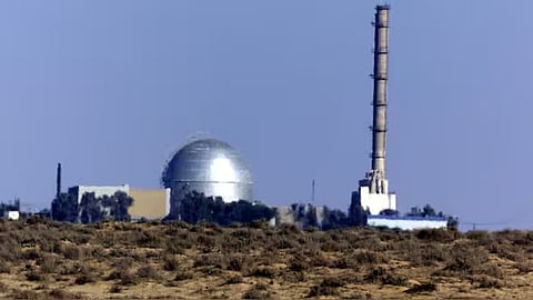 View of the Israeli nuclear facility in the Negev Dest outside Dimona August 6, 2000.