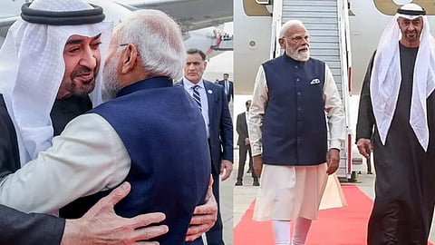 uae president india visit