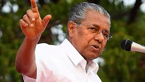 pinarayi vijayan against congress