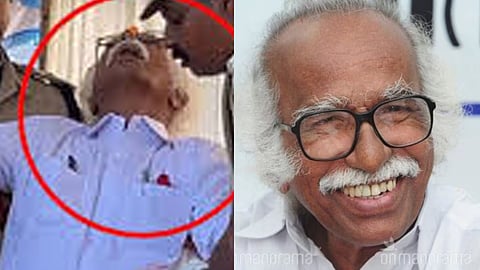 minister kadannappalli ramachandran collapses during republic day speech