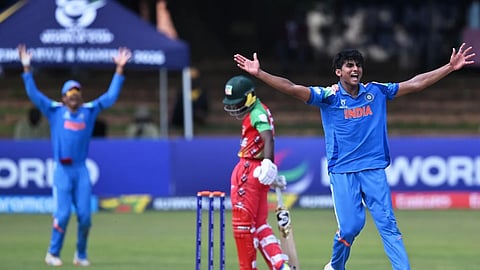 india vs zimbabwe under 19 worldcup match updates