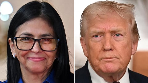 Venezuela's acting president, Delcy Rodriguez, warns against America