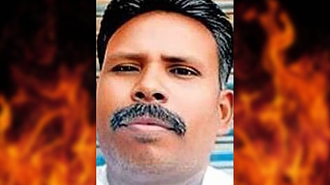 CPM activist dies in a fire accident while burning Trump's effigy