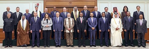 Modi receives Arab foreign ministers