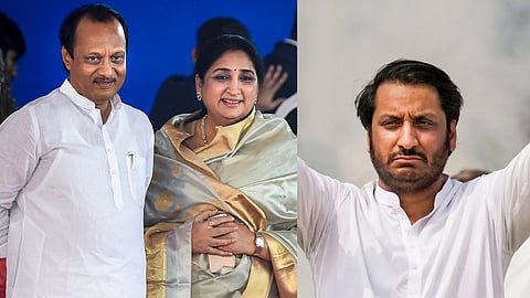 ajit pawar's wife sunetra lead ncp