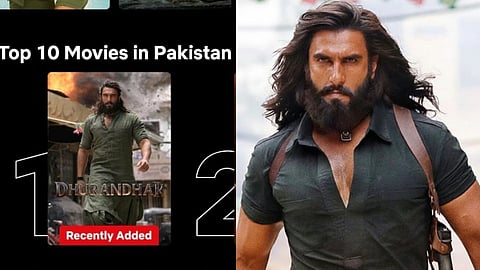 Dhurandhar trends at no 1 in Pakistan on Netflix