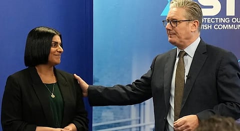 British Prime Minister Keir Starmer and Shabana Mahmood