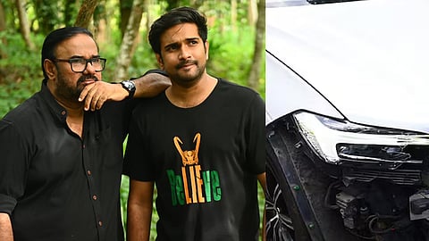 Maniyanpillai raju's son niranj maniyanpillai raju met with accident