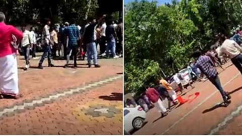 Unable to get pappadum for the dinner; relatives of the bride and groom clashed