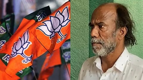 bjp leader false complaint against kasargod native