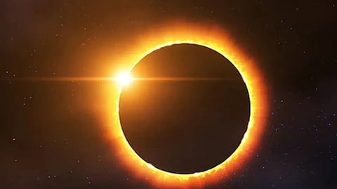 he scientific world awaits the annular solar eclipse
