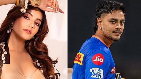 Ishan kishan girlfriend model adithi hundia, confirm grandfather