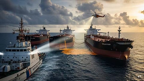 When the Indian Coast Guard intercepted the ships 'Stellar Ruby', 'Asphalt Star' and 'Al Jafzia'