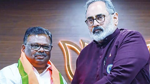 Riot in Idukki BJP against S. Rajendran