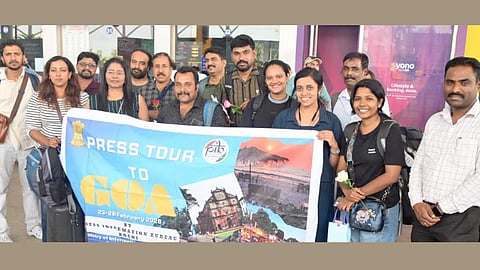 PIB media tour; 13-member media team from Kerala in Goa