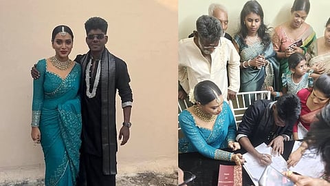 wedding of vedan and navami