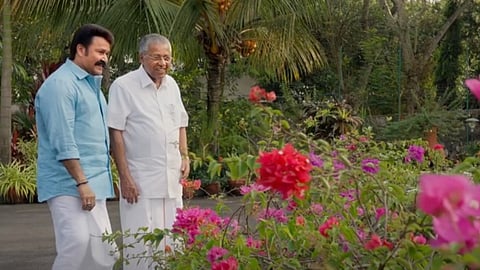 mohanlals interview with the cm cost rs 11 lakh government funds