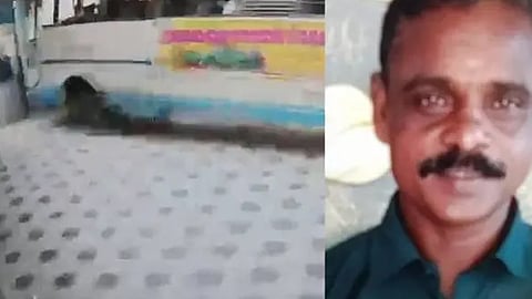 KSRTC driver collapses and dies while driving