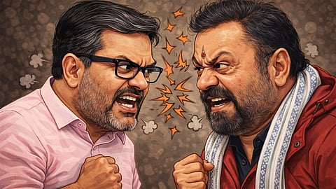 MB Rajesh Suresh Gopi fight Brahmapuram