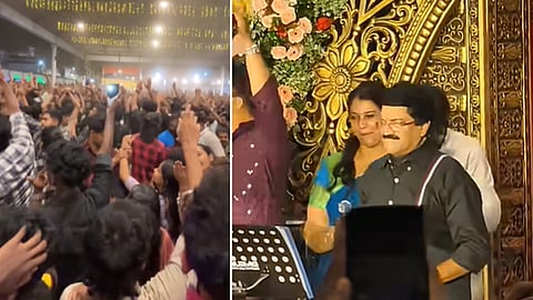 MG sreekumar ganamela Ettumanoor temple video