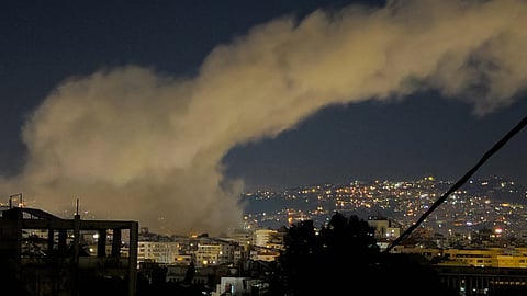 massive explosions reported in beirut just hours after hezbollah attack against israel