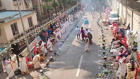Thousands offer Pongala in the city