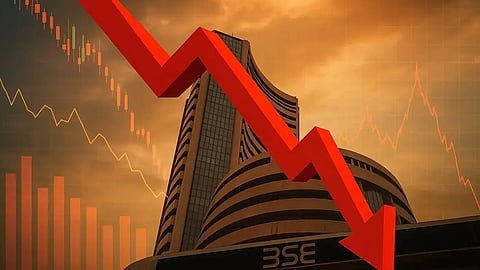 Stock markets in heavy losses