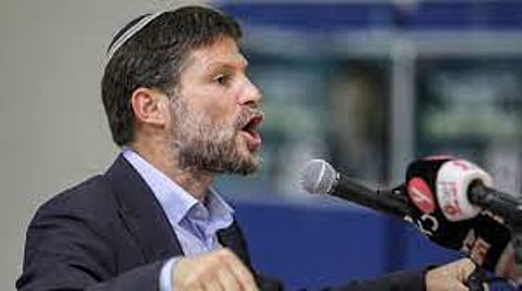 Israeli Finance Minister Bezalel Smotrich