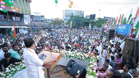 conclusion of the puthuyugayathra; Rahul Gandhi will arrive