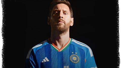 Lionel Messi Indian cricket jersey