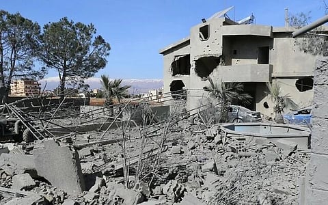 Lebanese President with peace plan