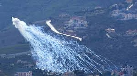 Israel illegally uses white phosphorus in Lebanon