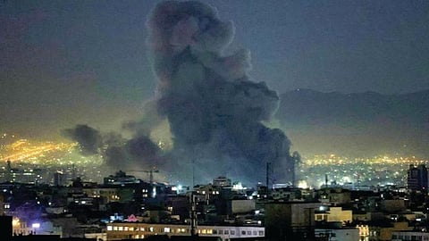 1 killed 8 injured in iranian strike in manama