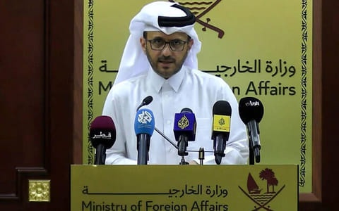 Qatar's Foreign Ministry spokesman Majid Al-Ansari
