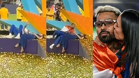 police complaint against hardik pandya over insulting national flag