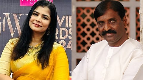 chinmayi slam of indian govt over vairamuthu njanapeedam award