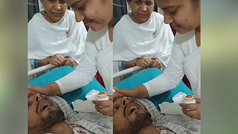 Emotional farewell for Harish Rana, surrounded by family