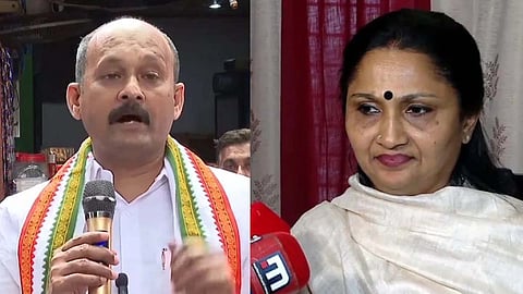 Deepthi Mary Varghese and Muhammed Shias hit the flex