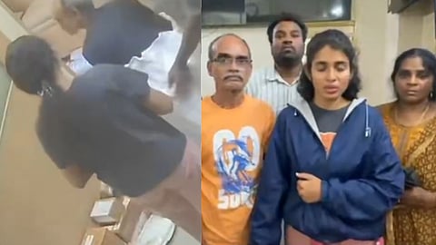 Woman tried to courier father in sack for reels